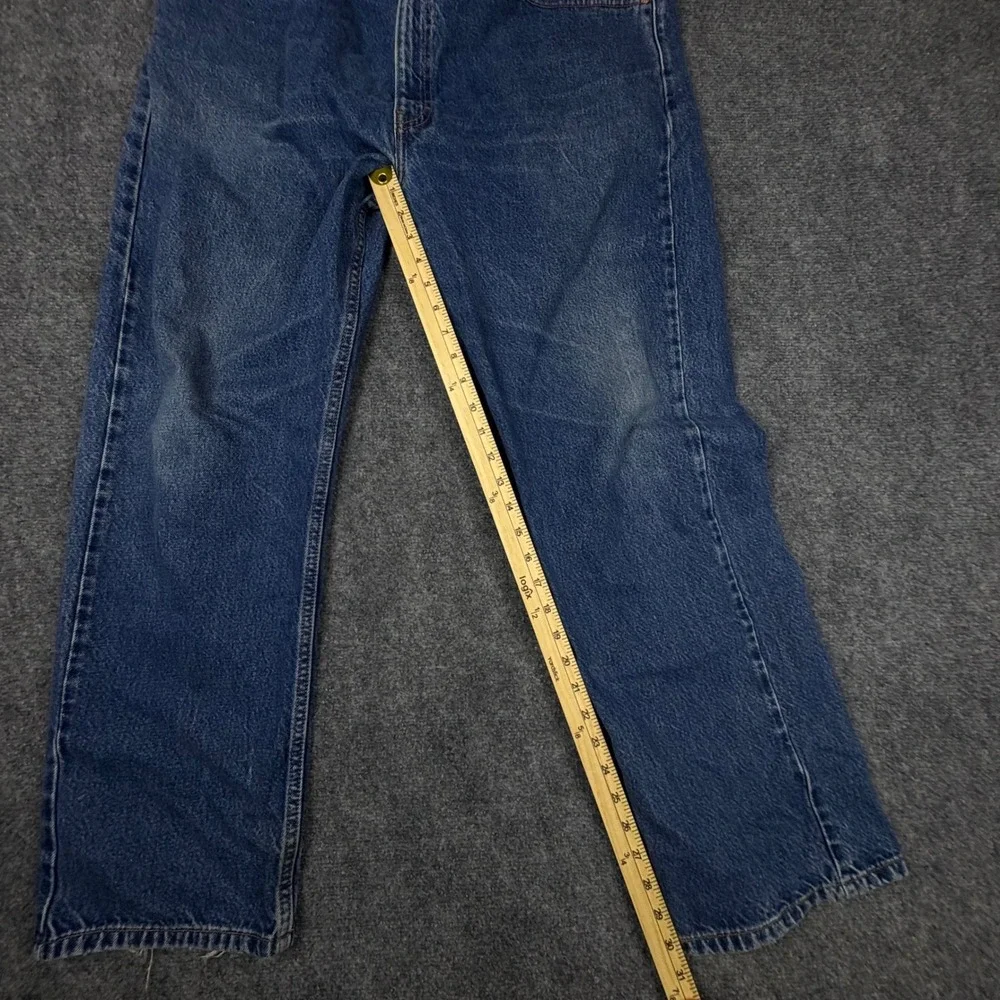 Levis 505 Regular Fit Jeans Mens 40x30 Medium Wash Blue Denim Straight Leg 40605